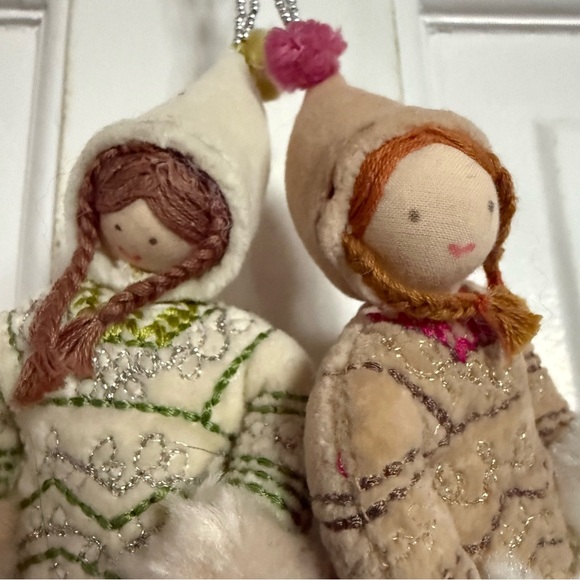 Anthropologie snow girls ornaments - Picture 3 of 3